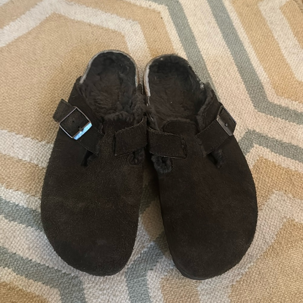 Birkenstock Boston shearling in brown